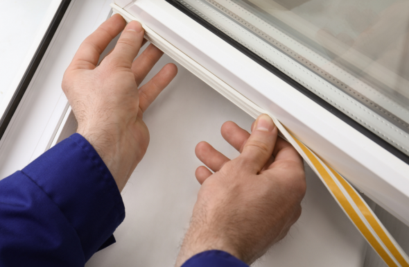 Draught proofing a window