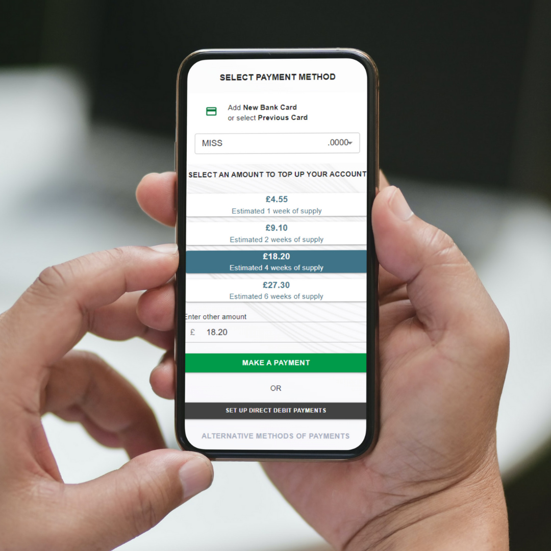 Valda Energy Payment Page